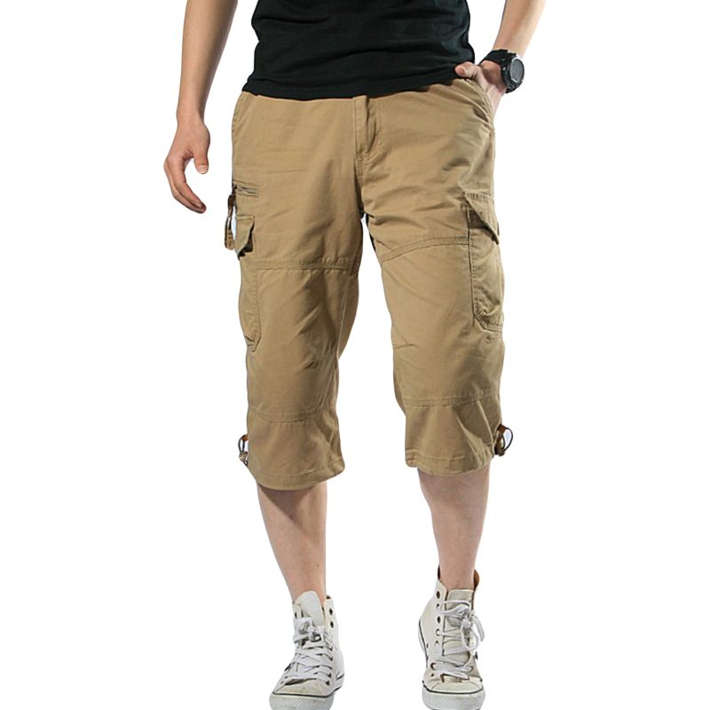 Men's long shorts, when it comes to men's long shorts, also known as "longline shorts" or "Bermuda shorts," the key