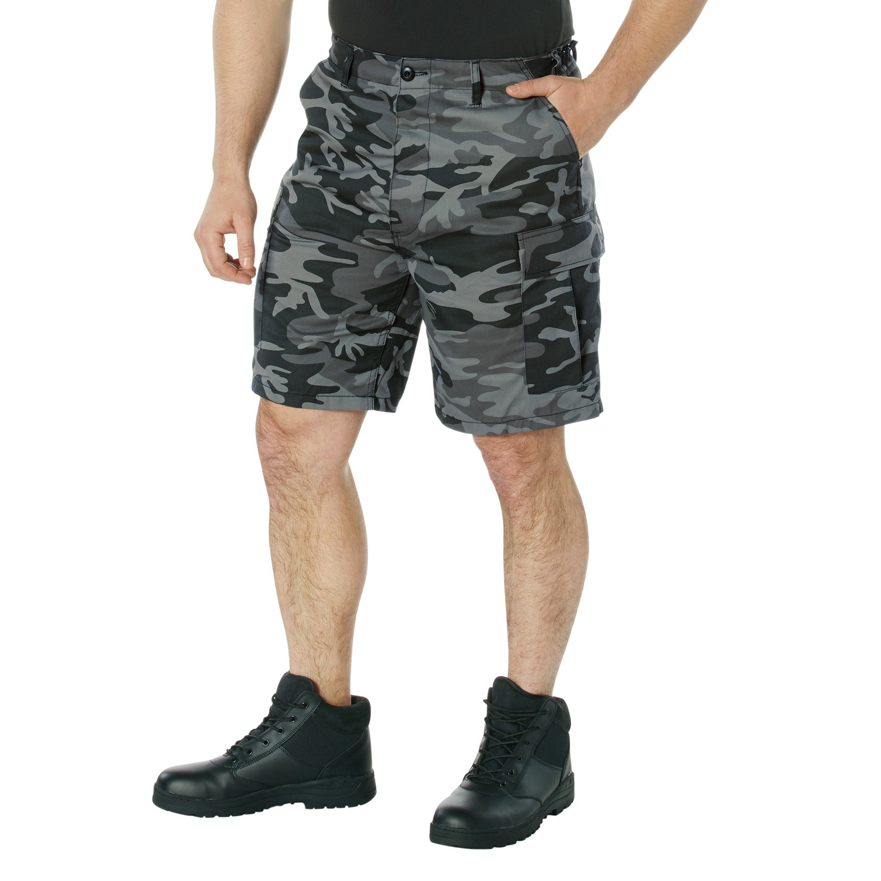 Camo cargo shorts mens