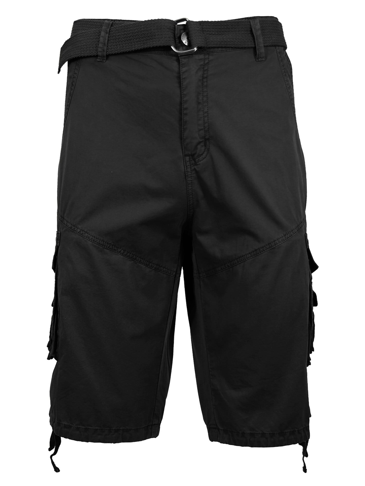 Mens black cargo shorts