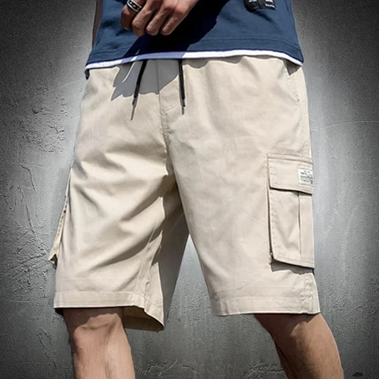 How to match mens khaki cargo shorts?