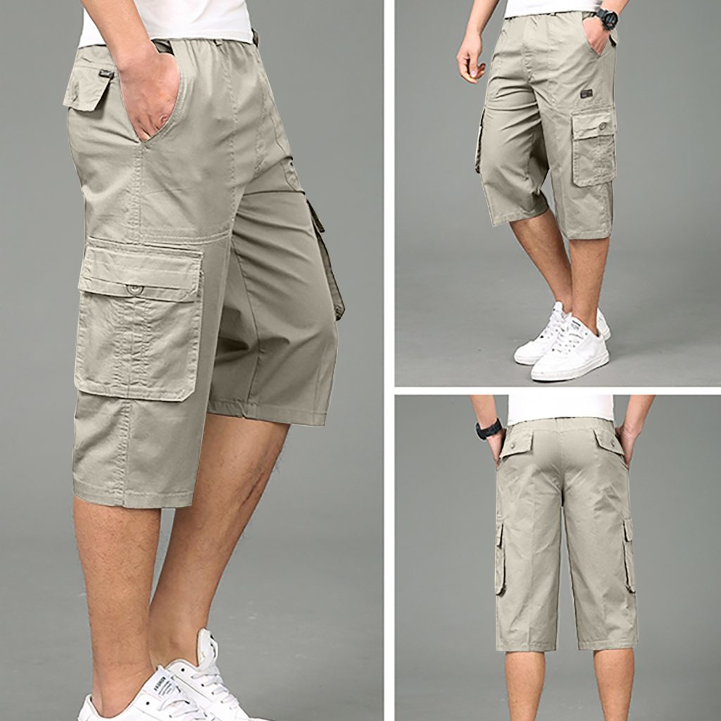 below the knee cargo shorts