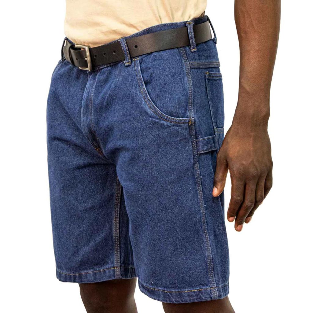 fray jean shorts