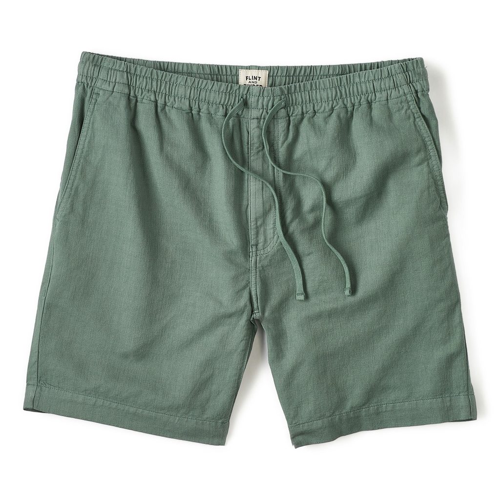 Cotton linen casual shorts
