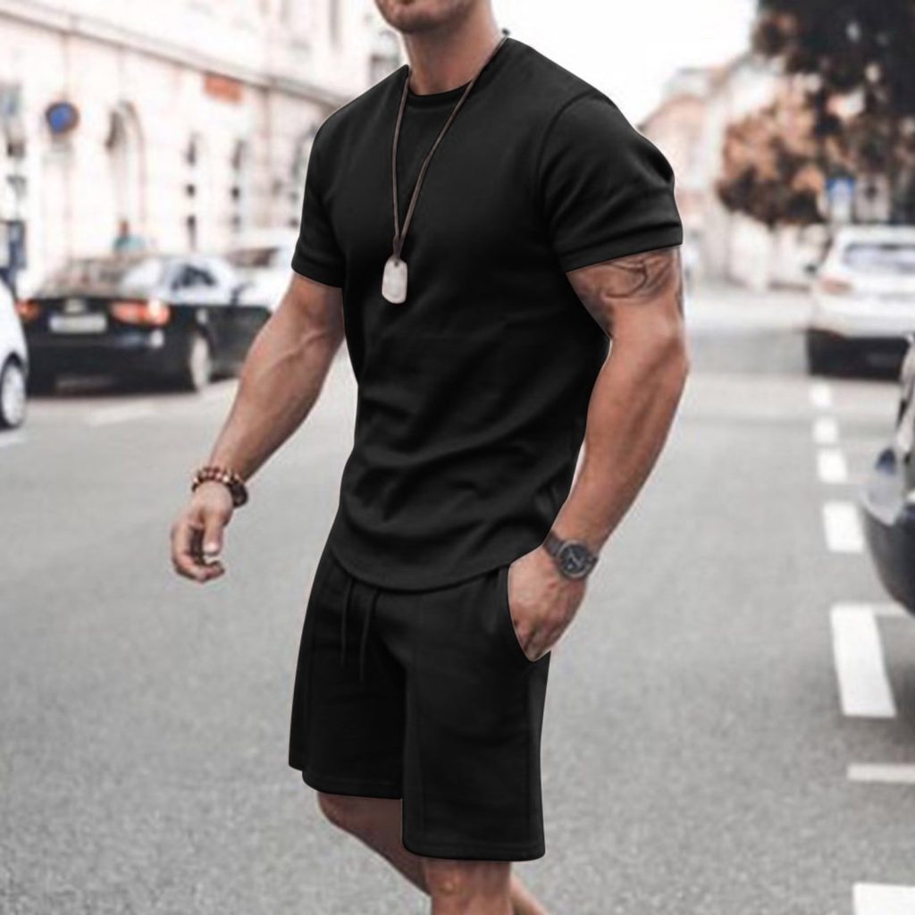 black shorts men