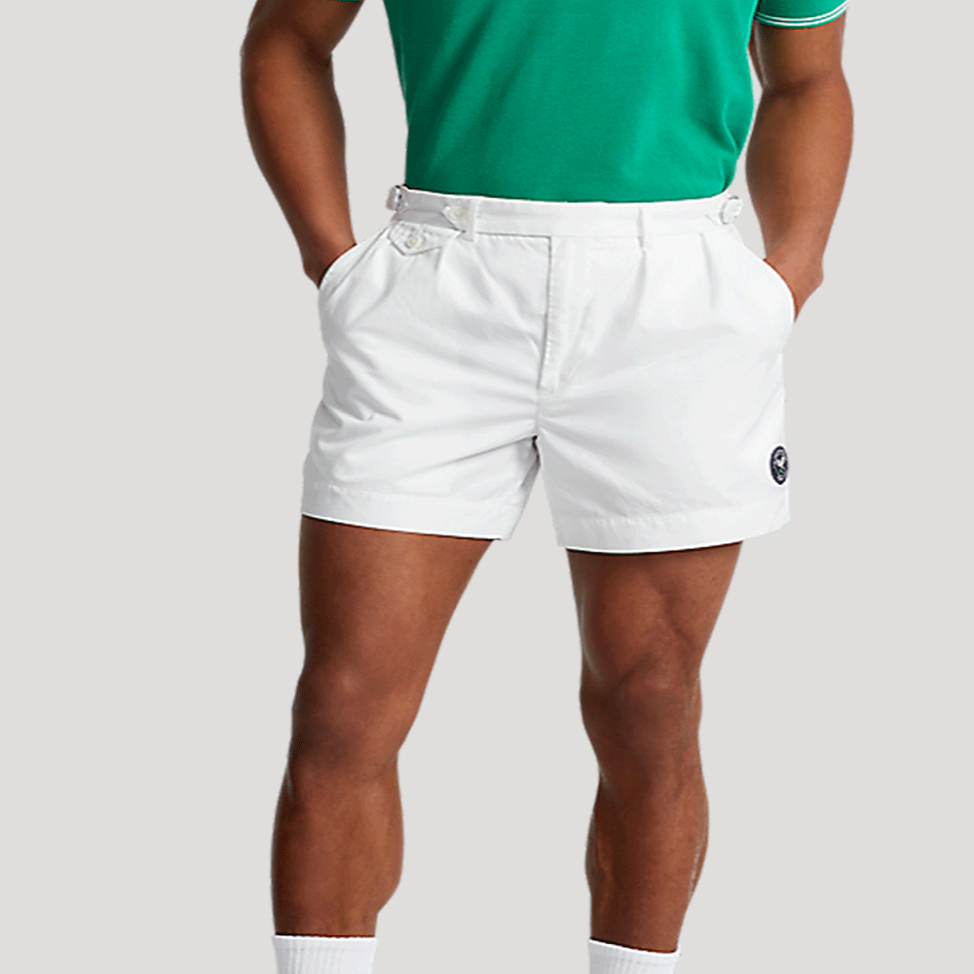 white shorts men