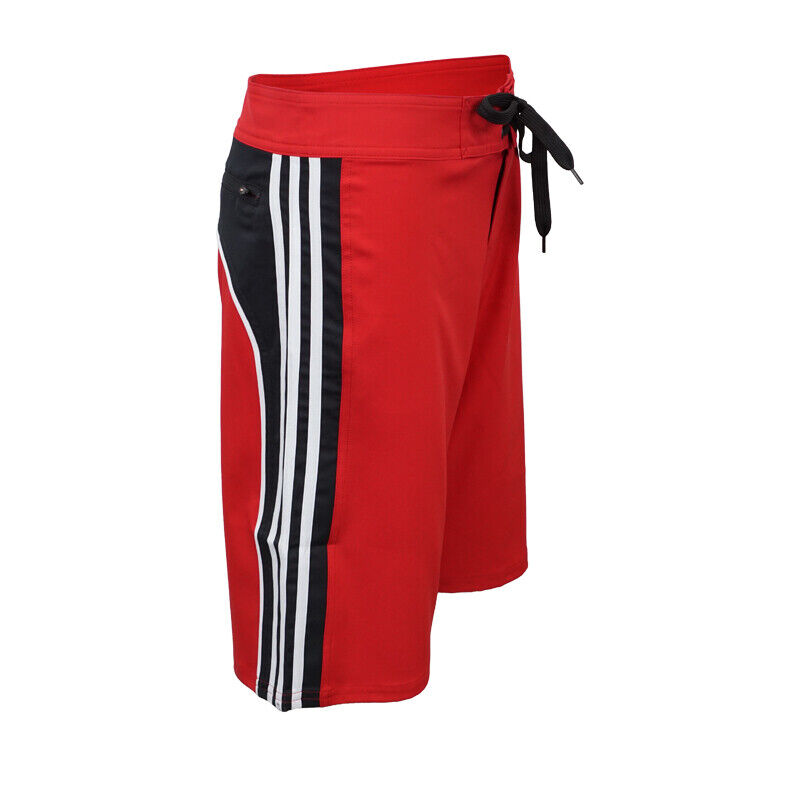 Red board shorts