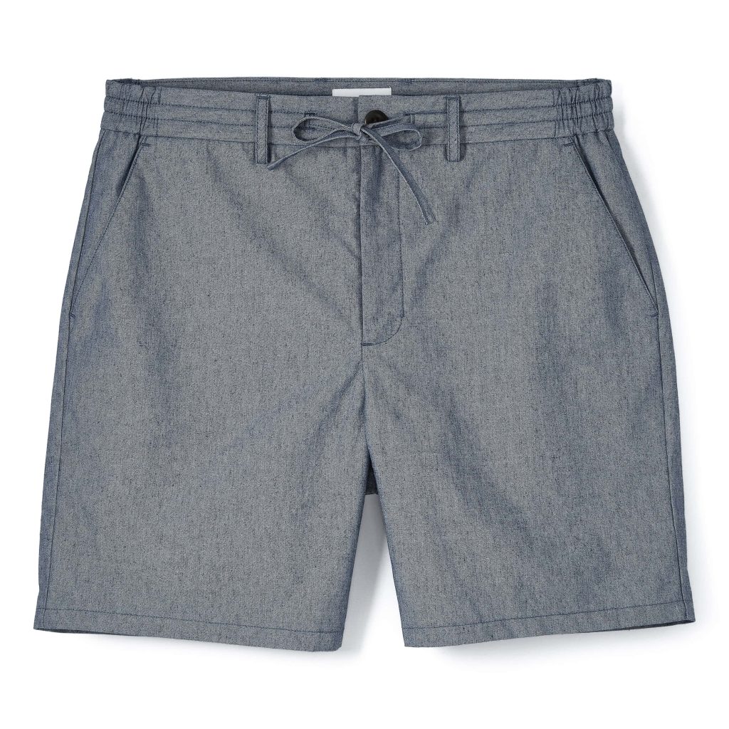 Mens casual linen shorts