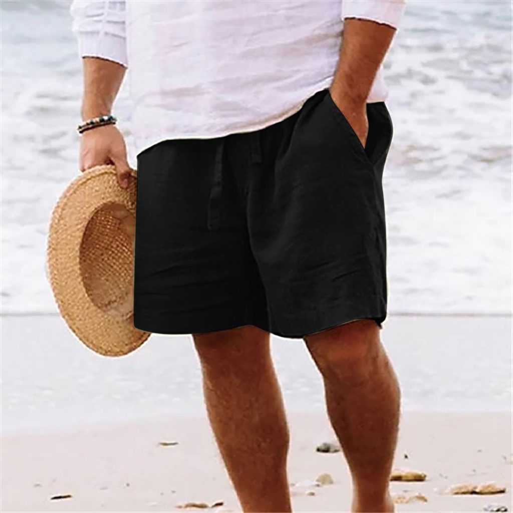 Beach cotton casual shorts