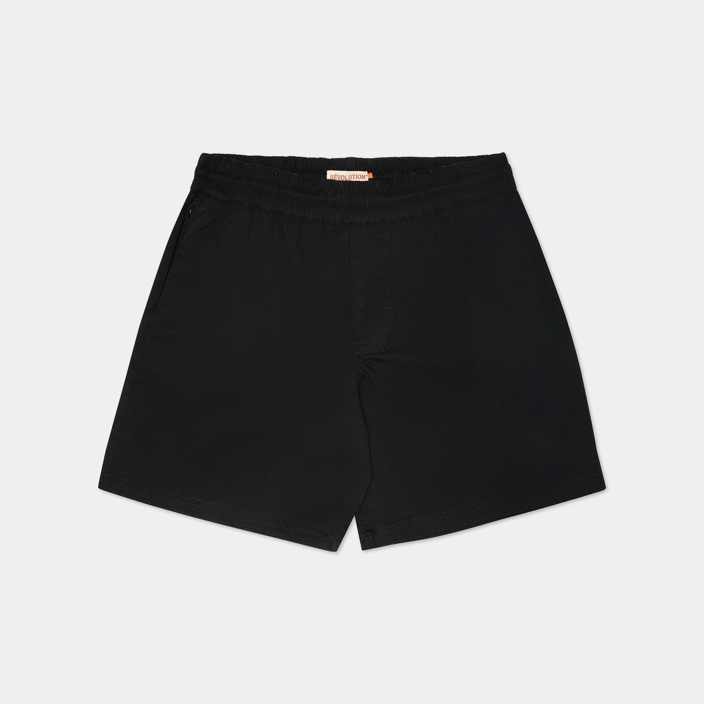 Black casual shorts