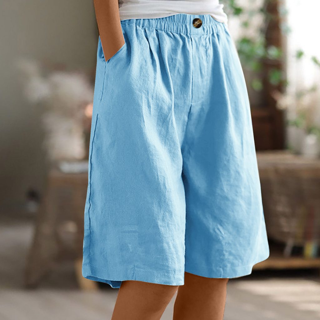 Beach cotton casual shorts