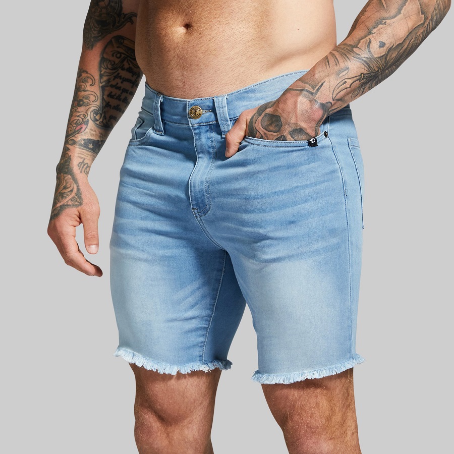 shrink jean shorts