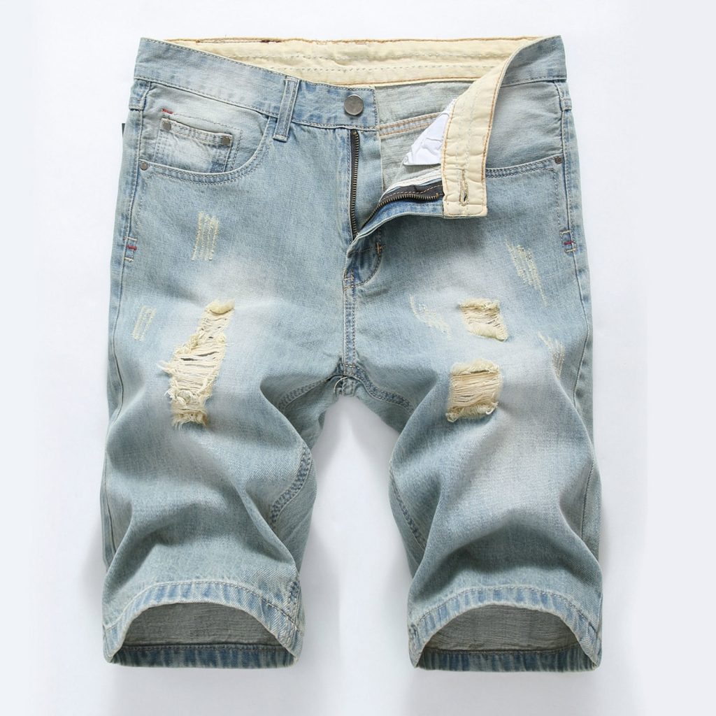 cut off jean shorts with frayed edges