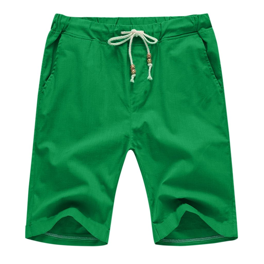 green shorts men