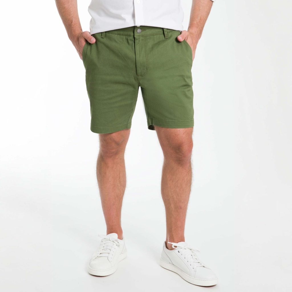 green shorts men