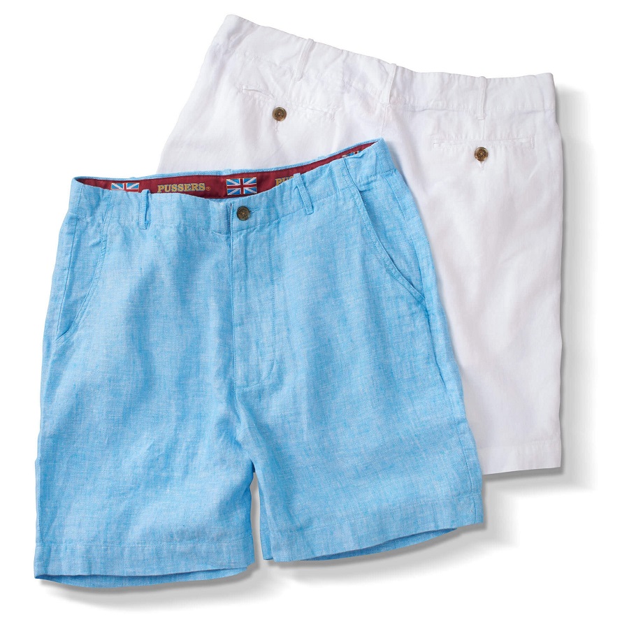 style linen shorts