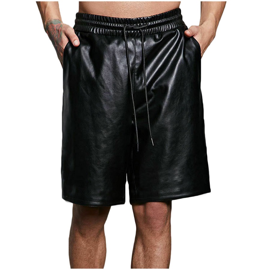  leather shorts