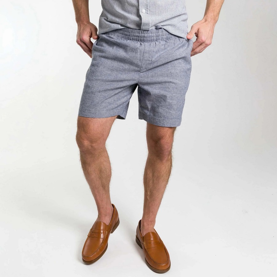 style linen shorts