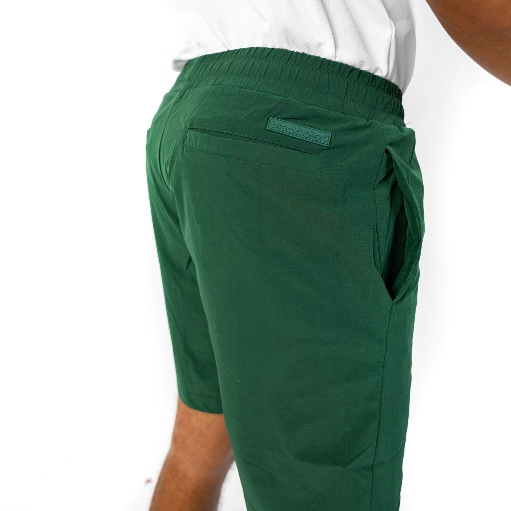 green shorts