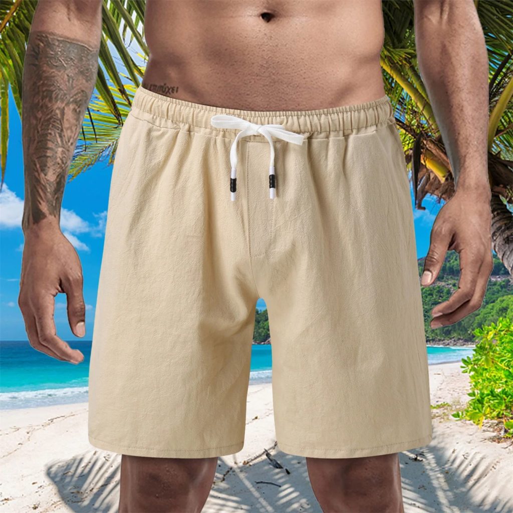style linen shorts